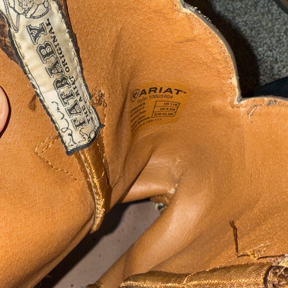 Ariat Fatbaby Western Boots 11 - Picture 2 of 3